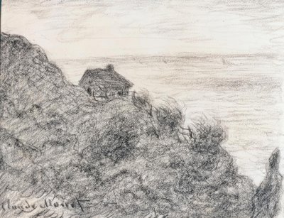 La cabaña de los aduaneros cerca de Pourville de Claude Monet