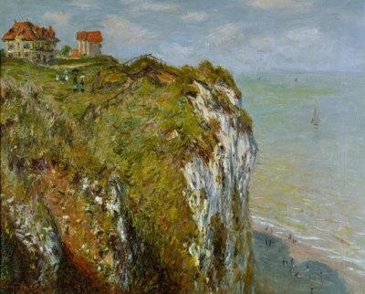 El acantilado en Dieppe de Claude Monet