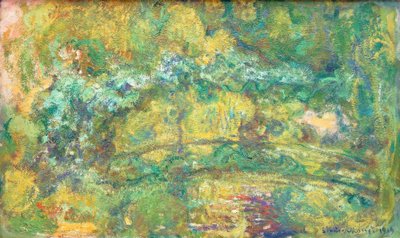El puente sobre el estanque de nenúfares de Claude Monet