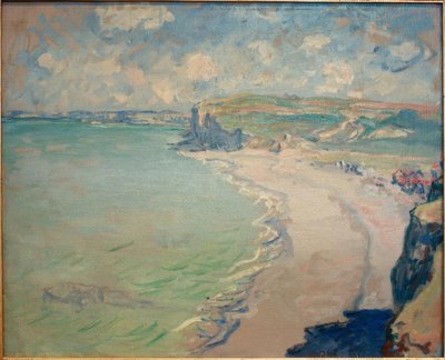 La plage de Pourville de Claude Monet