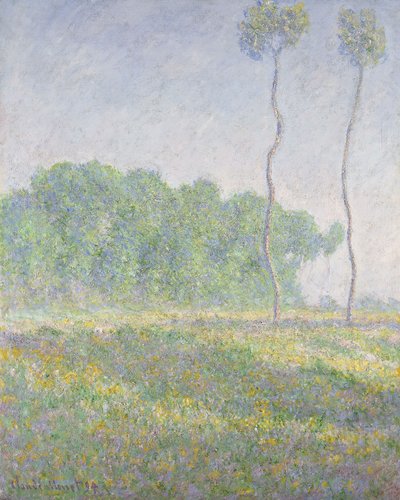 Paisaje en la Primavera de Claude Monet