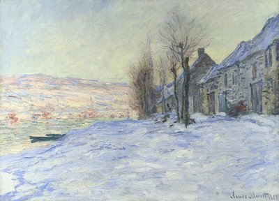 Lavacourt bajo la nieve, 1878-81 de Claude Monet