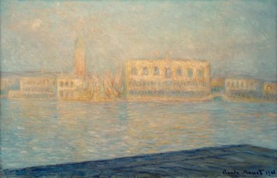 El Palacio Ducal visto desde San Jorge Mayor de Claude Monet