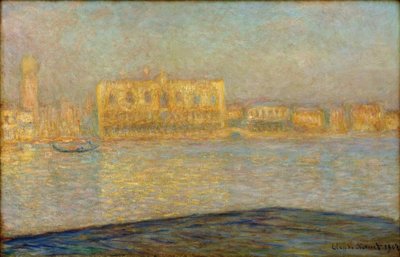 El Palacio Ducal visto desde San Jorge Mayor de Claude Monet
