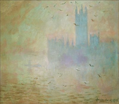 El Parlamento, Las Gaviotas de Claude Monet