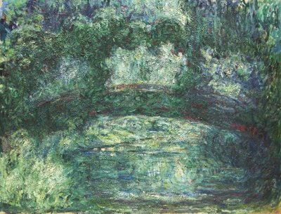 El puente japonés, 1918-1924 de Claude Monet