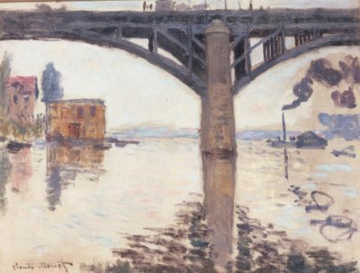 El puente de carretera de Argenteuil de Claude Monet