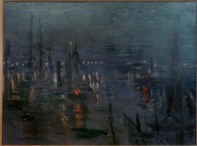 El puerto de Le Havre, efecto de noche de Claude Monet