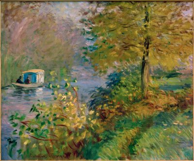 El barco taller de Claude Monet
