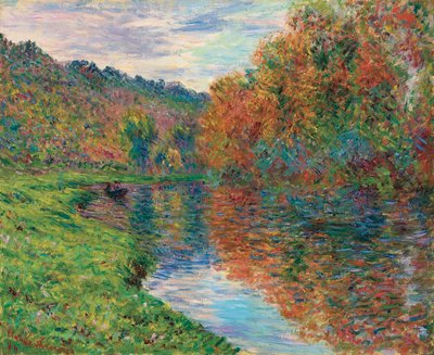 Le bras de Jeufosse, otoño de Claude Monet