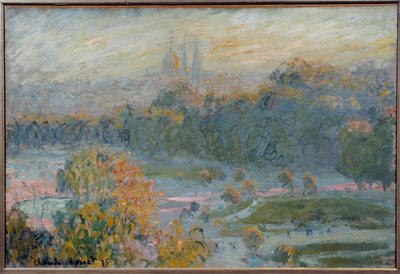 El jardín de las Tullerías de Claude Monet
