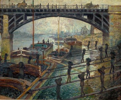 Los descargadores de carbón de Claude Monet