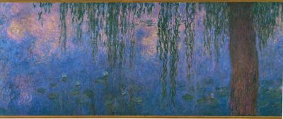 Les Nympheas, les Saules (óleo sobre lienzo) de Claude Monet