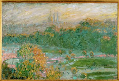 Les Tuileries (óleo sobre lienzo) de Claude Monet