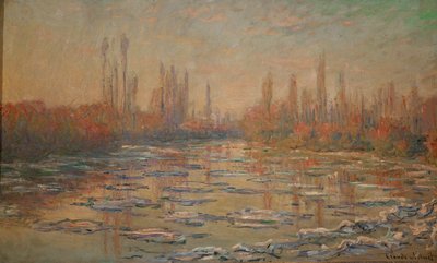 Les glacons ou debacle sur la Seine (óleo sobre lienzo) de Claude Monet