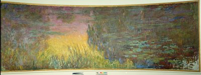 Los nenúfares, sol poniente de Claude Monet