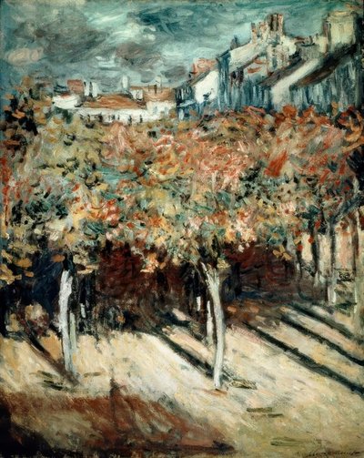 Los tilos en Poissy de Claude Monet