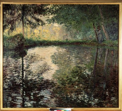 ""El estanque de Montgeron"" (Estanque de Montgeron) Pintura de Claude Monet (1840-1926) hacia 1876 Museo del Hermitage, San Petersburgo (San Petersburgo) de Claude Monet