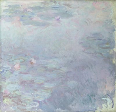 Ninfeas de color claro de Claude Monet