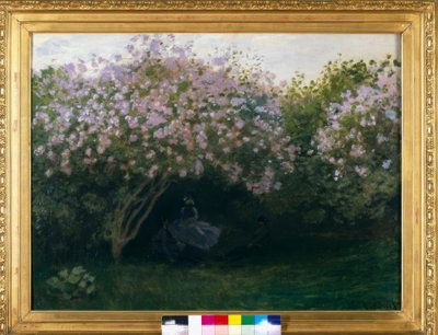 Lilas, tiempo gris de Claude Monet