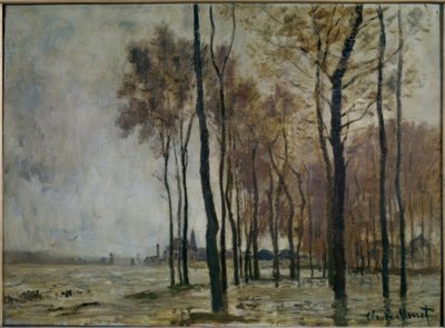 La inundación en Argenteuil de Claude Monet