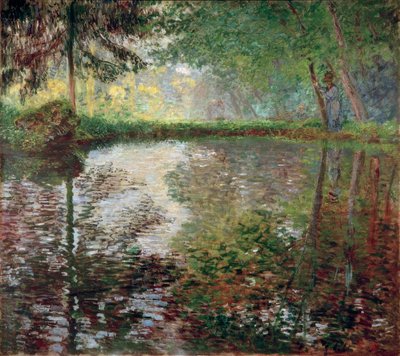 El estanque en Montgeron de Claude Monet