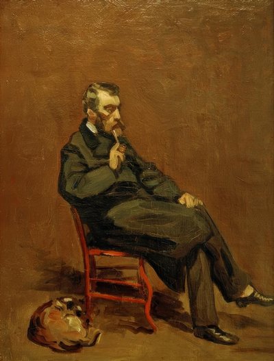 Hombre con Pipa de Claude Monet