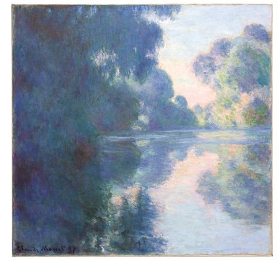Matinée sur la Seine, 1897 de Claude Monet