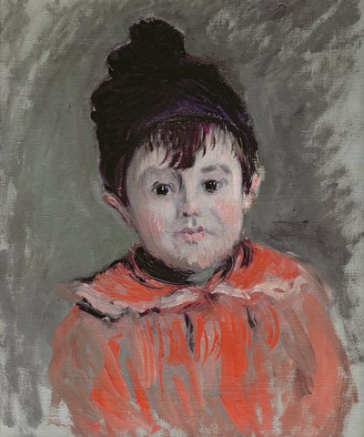 Michel Monet (1878-1966) con un gorro con borla, 1880 de Claude Monet