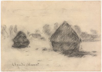 Monet - Montones de trigo, 1891, 2013.986 de Claude Monet
