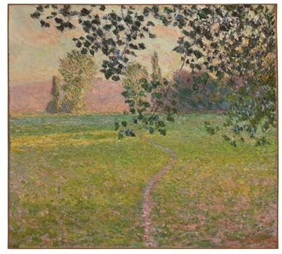 Paisaje matutino, 1888 de Claude Monet