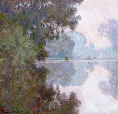Mañana en el Sena, cerca de Giverny de Claude Monet