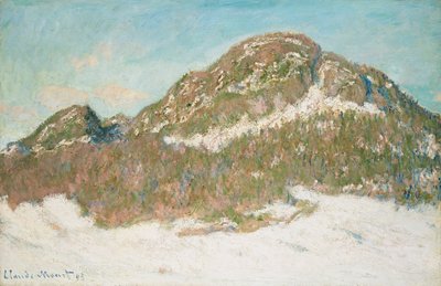 Monte Kolsaas, efecto de la luz del sol, 1895 de Claude Monet