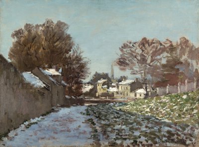 Nieve en Argenteuil de Claude Monet