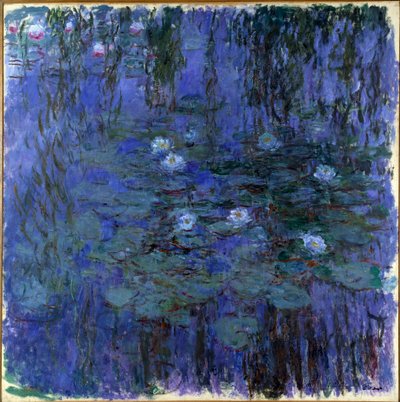 Nenúfares azules de Claude Monet