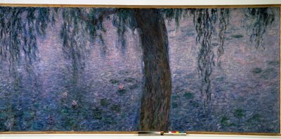 Nympheas, mañana brillante con sauces (parte derecha del tríptico) de Claude Monet
