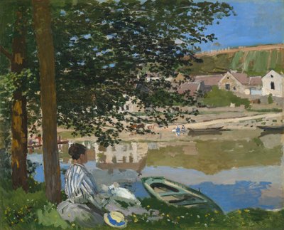 A orillas del Sena, Bennecourt de Claude Monet