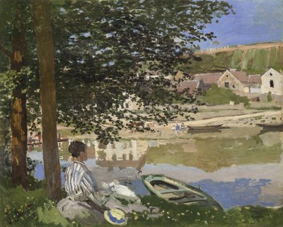 En la orilla del Sena, Bennecourt, 1868 de Claude Monet