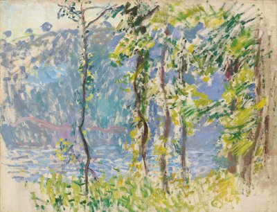 Paisaje en Villez de Claude Monet