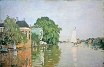 Paisaje cerca de Zaandam de Claude Monet
