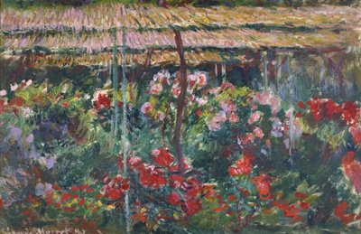 Jardín de Peonías, 1887 de Claude Monet