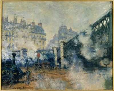 Puente de Europa y estación Saint-Lazare de Claude Monet