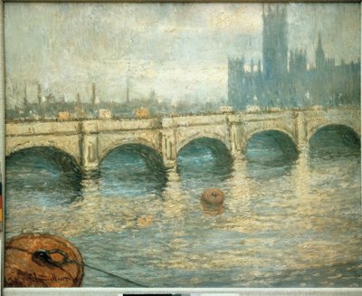 Puente sobre el Támesis de Claude Monet