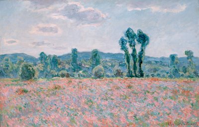 Campo de amapolas (1886) de Claude Monet