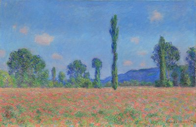 Campo de amapolas (Giverny) de Claude Monet