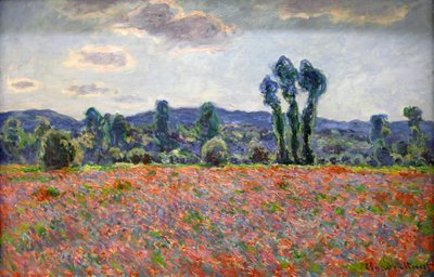 Campo de amapolas de Claude Monet