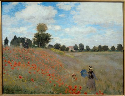 Campos de amapolas cerca de Argenteuil de Claude Monet
