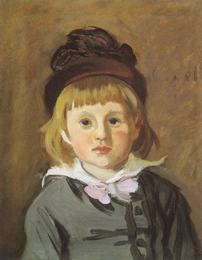 Retrato de Jean Monet, ca. 1872 de Claude Monet