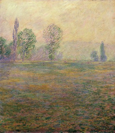 Prado en Giverny. Pintura de Claude MONET (1840-1926) de Claude Monet