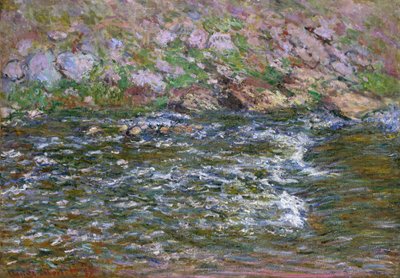Rápidos en la Petite Creuse en Fresselines, 1889 de Claude Monet